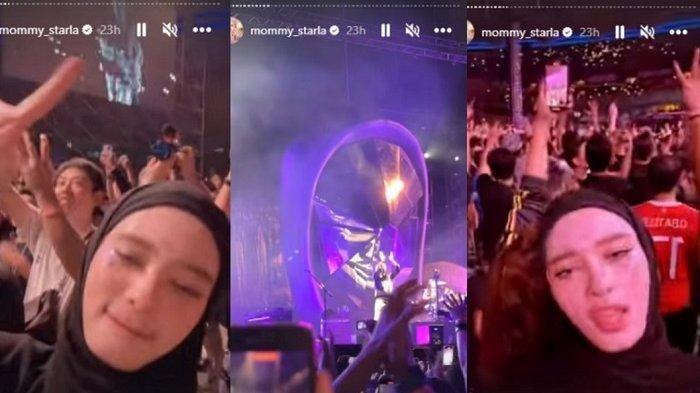 Inara Rusli Asyik Nonton Konser Bareng Teman Hingga Tengah Malam di Malaysia
