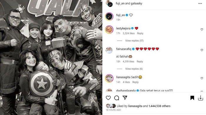 Potret Vanessa Angel dan Bibi Ardiansyah di foto ulang tahun Gala Sky
