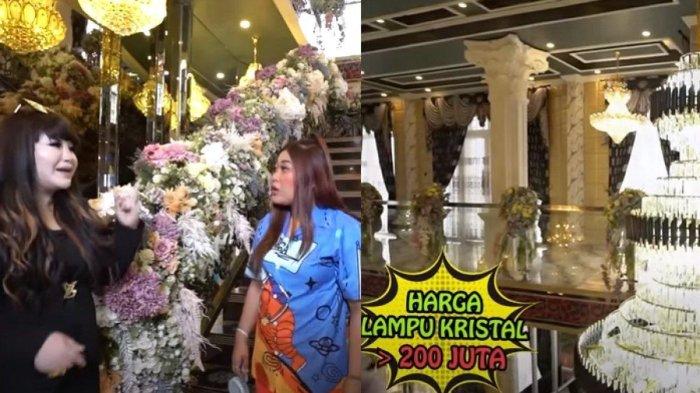 Interior rumah Mami Sultan, penuh kristal ratusan juta