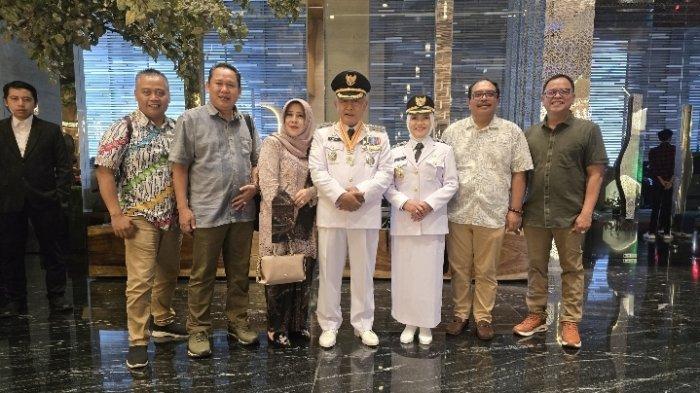 JELANG PELANTIKAN - Muhammad Sanusi dan Lathifah Shobih jelang pelantikan Bupati dan Wakil Bupati Malang di Jakarta, Kamis (20/2/2025). Pelantikan Kepala Daerah ini dilakukan oleh Presiden Prabowo Subianto.