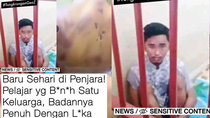 JND siswa SMK pembunuh satu keluarga babak belur diduga dianiaya napi lain di penjara