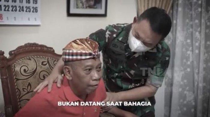 Jenderal TNI Dadang Abdurachman menjenguk Tukul Arwana yang sedang sakit stroke