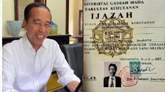 IJAZAH JOKOWI - Presiden Jokowi (KIRI) tegaskan akan tunjukkan ijazah saat di pengadilan.
