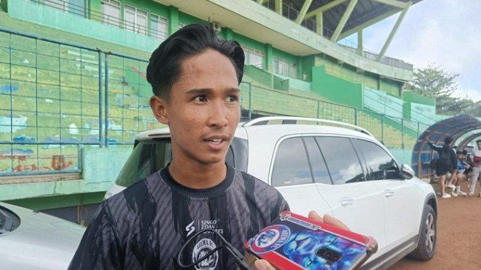 Jonathan Arya Prawira, pemain junior Arema FC yang dipromosikan ke tim senior.