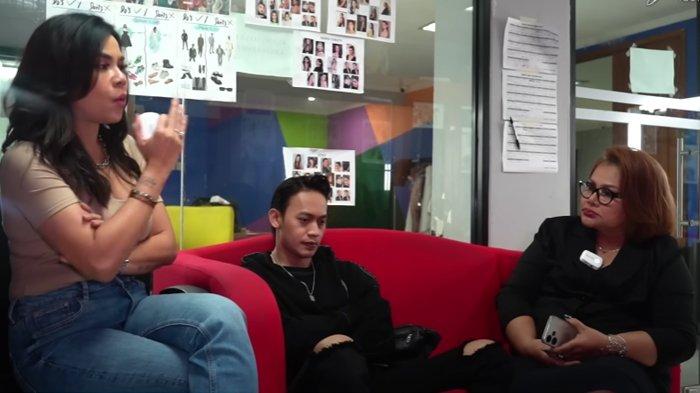 Jordan Ali saat ngobrol dengan Melaney Ricardo bersama Eva Manurung