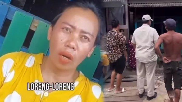 Juli Handayani warga Cilincing (kiri), blusukan Prabowo ke Kampung Sawah, Cilincing