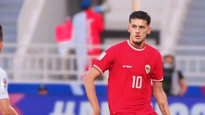 Justin Hubner saat membela Timnas Indonesia U-23 di Piala Asia U-23 2024.