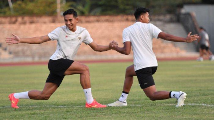 Kapten Timnas Indonesia U-23, Rizky Ridho saat menjalani pemusatan Latihan jelang Kualifikasi Piala Asia U-23 2024. Jadwal siaran langsung Timnas U-23 Indonesia Vs Taiwan pada Sabtu 9 September 2023