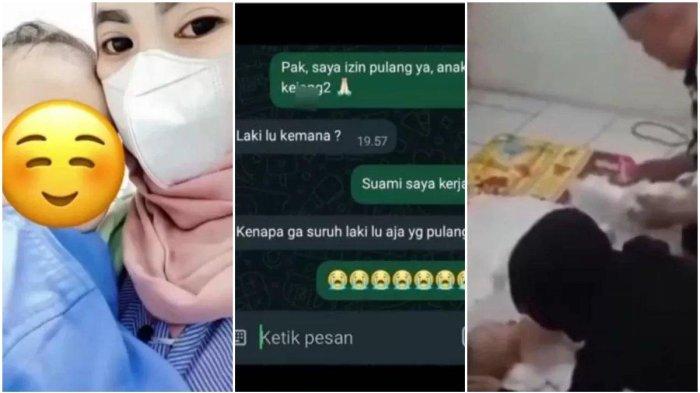 Karyawati tak diizinkan pulang atasan saat anak kejang hingga meninggal. (TikTok)