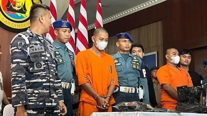 Kedua tersangka pembunuhan eks calon siswa Bintara asal Nias Selatan Iwan Sutrisman