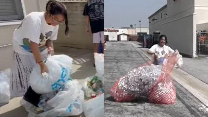 Kegiatan Cinta Kuya di Amerika mengumpulkan barang bekas 1