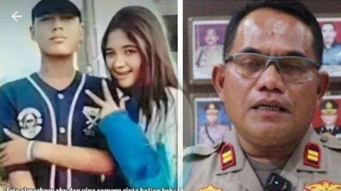 Foto Eky dan Vina Cirebon sebelum tewas serta Iptu Rudiana yang kini ditantang sumpah pocong oleh eks terdakwa kasus pembunuhan Vina Cirebon.