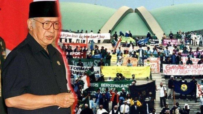 Kilas Balik Demo Besar-besaran Mei 1998 untuk Gulingkan Soeharto