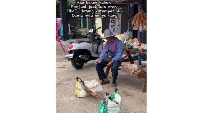 Kisah Kakek Komar Ditipu Pembeli Pakai Uang Mainan Saat Jual Gula Aren, Kini Sudah Dapat Donasi