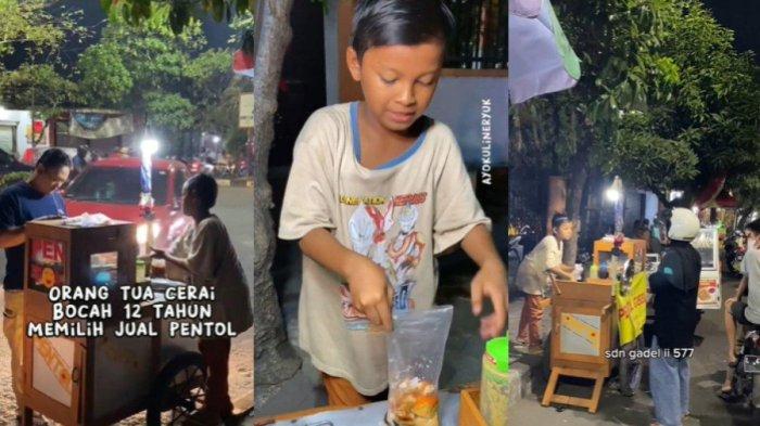 Kisah Ridho Jualan Pentol Hingga Larut Malam Untuk Mencari Nafkah
