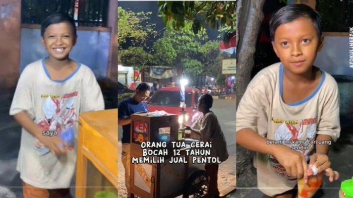 Kisah Ridho Jualan Pentol Hingga Larut Malam Untuk Mencari Nafkah