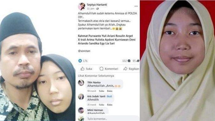 Kondisi Annisa Dewi Mahasiswi UPN Jogja saat ini setelah 4 hari menghilang secara misterius.