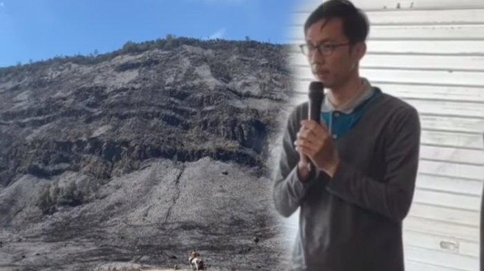 Kondisi Bromo hangus terbakar prewedding pakai flare