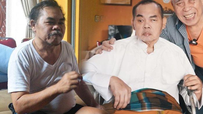 Kondisi Mat Solar saat dijenguk rekan aktornya, Latief Sitepu tahun lalu