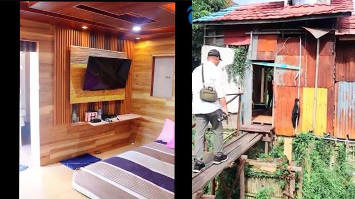 Kondisi rumah Saleh raja kartel narkoba tinggal di gubuk reyot isinya bak hotel berbintang