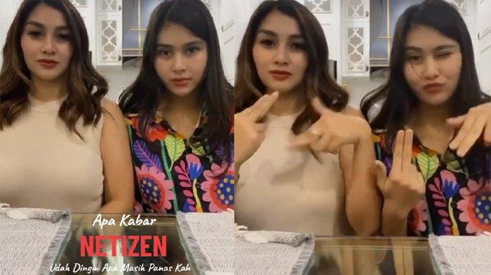 Konten TikTok Syahnaz Sadiqah dan Nisya Ahmad