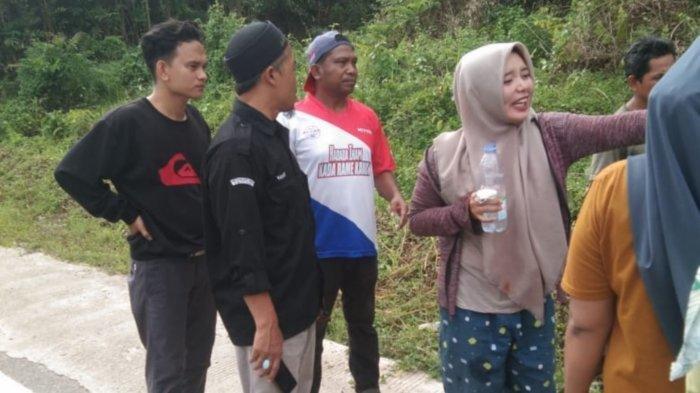 Korban dugaan jambret di jalan poros Kotabaru dengan telunjuk yang sudah diperban, Kamis