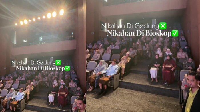 Kursi tamu seperti di bioskop