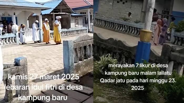 LEBARAN DULUAN - Desa Kampung Baru, Kecamatan Banda, Kabupaten Maluku Tengah, Provinsi Maluku viral di media sosial karena merayakan lebaran Idul Fitri duluan.
