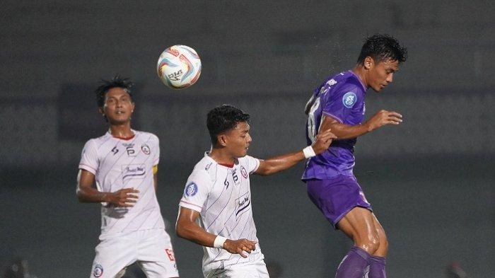 Laga Persita Tangerang vs Arema FC berakhir 4-3 di Stadion Indomilk Arena, Tangerang, Rabu (13/3/2024).