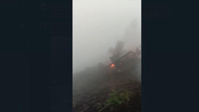 Ledakan Pesawat Tucano di Desa Keduwung