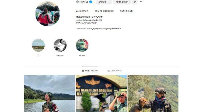 Lettu Fardhana Hapus Foto Ayu Ting Ting di Instagram