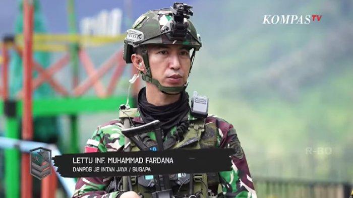 Lettu Fardhana calon suami Ayu Ting Ting di program Cerita Militer Kompas TV