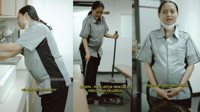 Linda ibu Bhayangkari gak gengsi jadi cleaning service