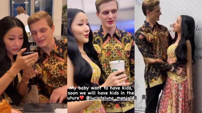 Lucinta Luna menyambut kedatangan Alan di bandara. (Instagram/@lucintaluna_manjalita)