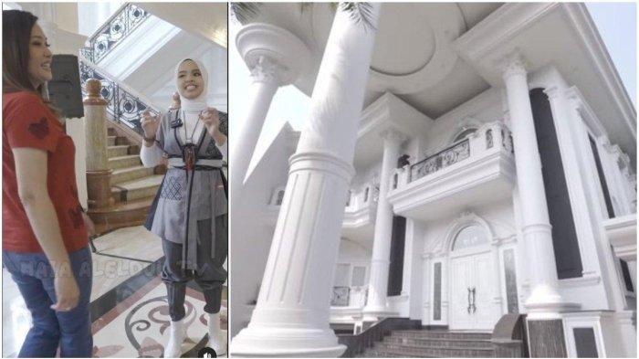 Maia Estianty saat berkunjung ke rumah mewah Putri Ariani