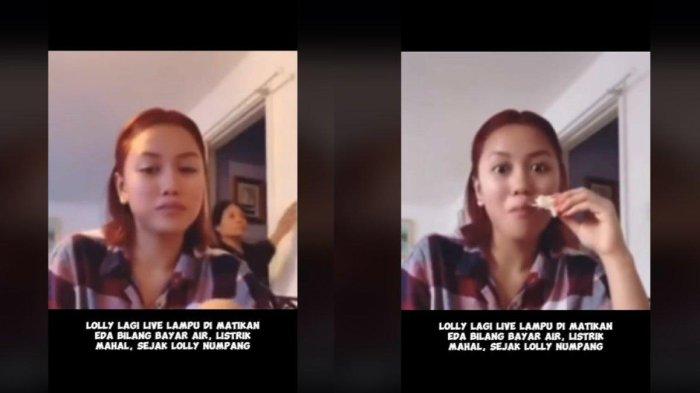Mami Eda mematikan listrik saat Lolly live, menegur agar anak Nikmir hemat (TikTok)