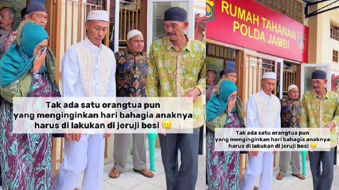 Mempelai pria tahanan Polda Jambi menikah 1