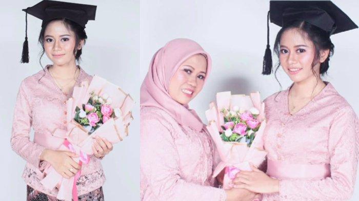 Mey anak Suster Rini pengasuh Rayyanza wisuda SMK