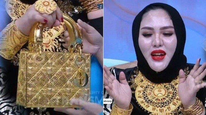 Mira Hayati, wanita viral karena beli tas emas mengaku jika dirinya beli emas setiap hari Jumat