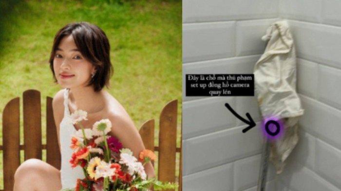 Model cantik jadi korban kamera tersembunyi di kamar mandi (Eva.vn)