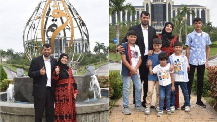 Mohammed JH Alzaanin beserta istri dan anak-anaknya