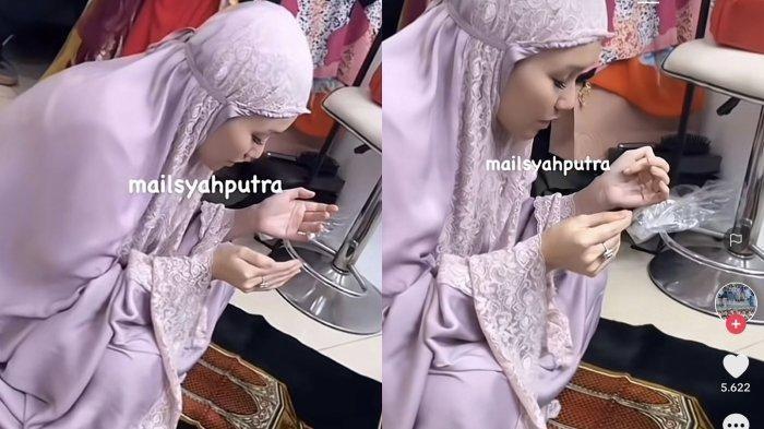 Momen Ayu Ting Ting Sholat Viral, Banjir Dukungan dan Didoakan Cepat Move On dari Lettu Fardhana