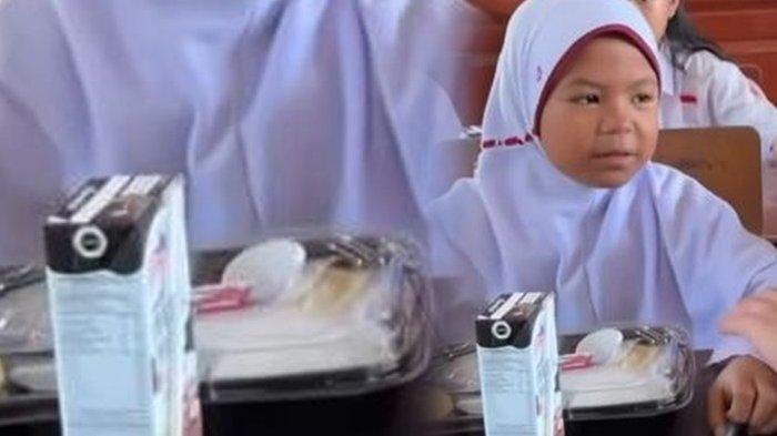 Momen Haru Devi Siswi SD Bawa Pulang Makan Siang Gratis Demi Makan Sama Ibu, Mama ART Ayah Meninggal