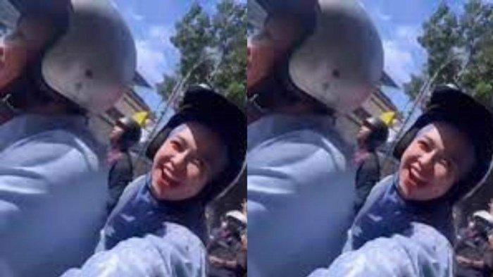 Momen Prio Bagja dan Ria Ricis boncengan motor 1