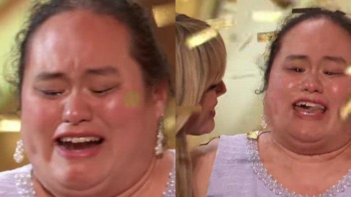 Momen haru Lavender Darcangelo dapat Golden Buzzer di America's Got Talent 2023 (Capture/YouTube)