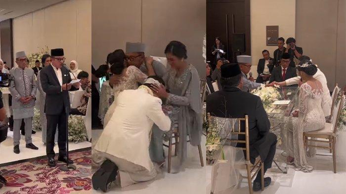 Momen pernikahan putri Helmy Yahya dan Park Yong-gwang