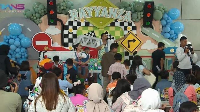Momen ulang tahun ke-2 putra Raffi Ahmad dan Nagita Slavina, Rayyanza Malik Ahmad