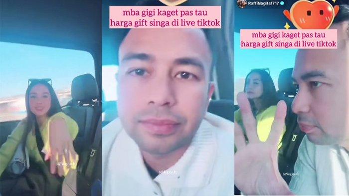 Nagita Slavina kaget diberi gift TikTok gambar singa seharga Rp 7 juta 2
