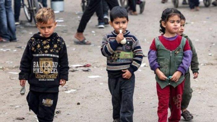 Nasib Anak di Gaza Makan Rumput, Pakan Ternak, Minum Air Limbah, Imbas Serangan Israel Tak Henti