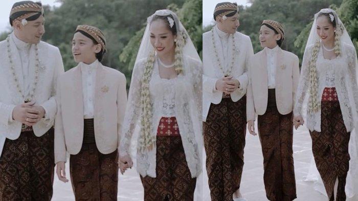 Noah berjalan beriringan dengan Tiko dan BCL tampak akrab dengan ayah baru